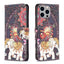 Colored Drawing Pattern Flip Leather Phone Case MyMobile