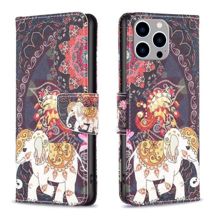 Colored Drawing Pattern Flip Leather Phone Case MyMobile