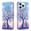 Colored Drawing Pattern Flip Leather Phone Case MyMobile