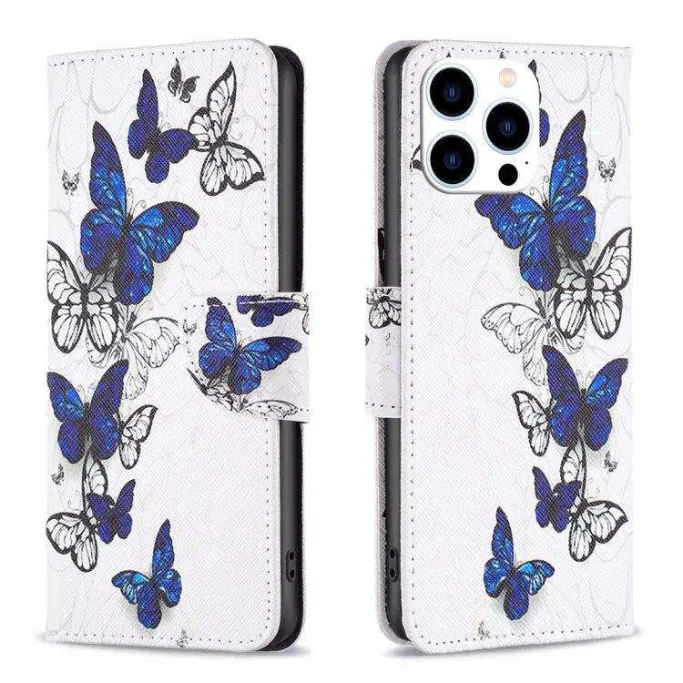Colored Drawing Pattern Flip Leather Phone Case MyMobile