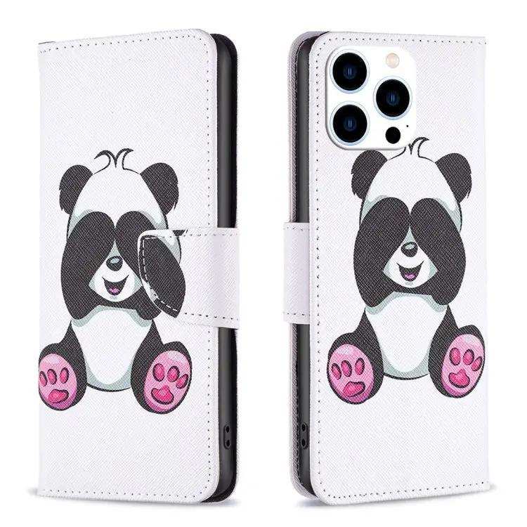 Colored Drawing Pattern Flip Leather Phone Case MyMobile