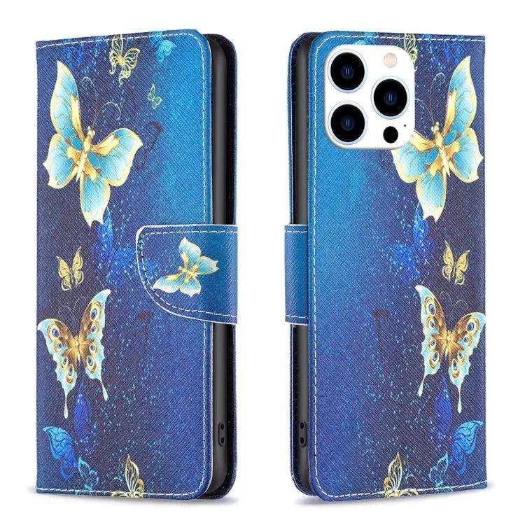 Colored Drawing Pattern Flip Leather Phone Case MyMobile