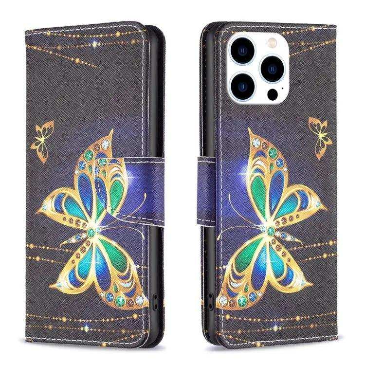 Colored Drawing Pattern Flip Leather Phone Case MyMobile