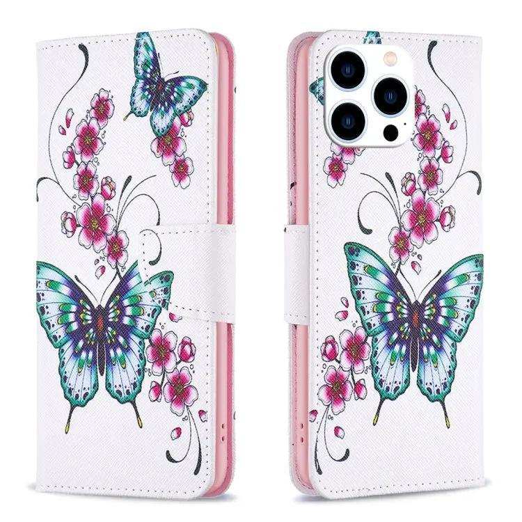Colored Drawing Pattern Flip Leather Phone Case MyMobile