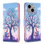 Colored Drawing Pattern Flip Leather Phone Case MyMobile