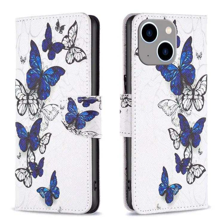 Colored Drawing Pattern Flip Leather Phone Case MyMobile