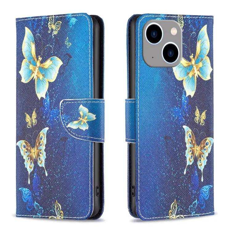 Colored Drawing Pattern Flip Leather Phone Case MyMobile