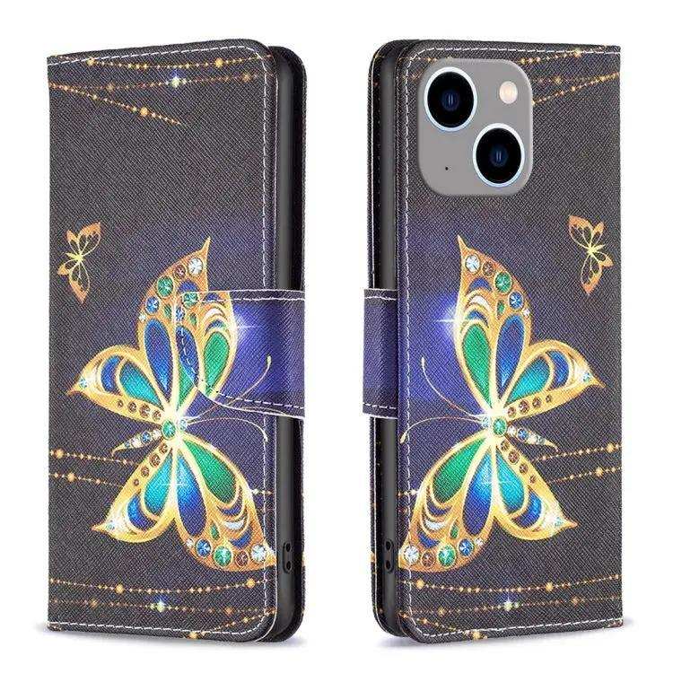 Colored Drawing Pattern Flip Leather Phone Case MyMobile