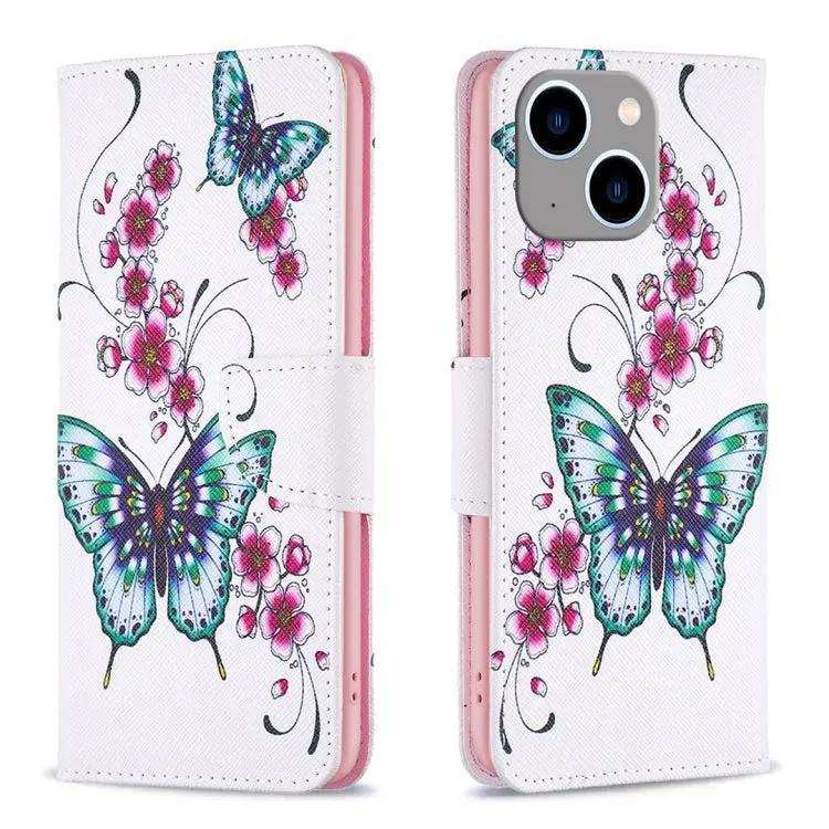 Colored Drawing Pattern Flip Leather Phone Case MyMobile