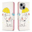 Colored Drawing Pattern Flip Leather Phone Case MyMobile