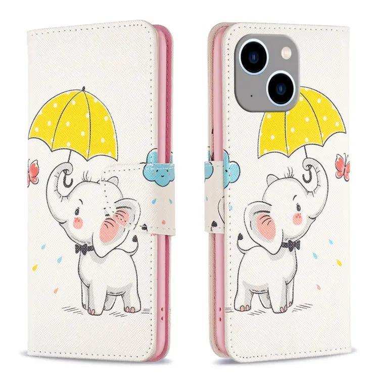 Colored Drawing Pattern Flip Leather Phone Case MyMobile