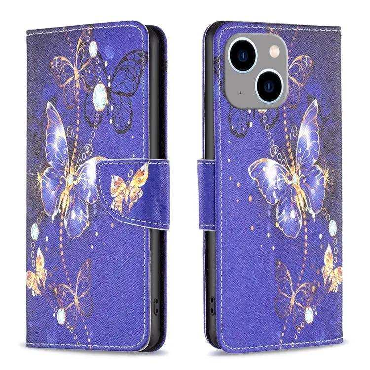 Colored Drawing Pattern Flip Leather Phone Case MyMobile