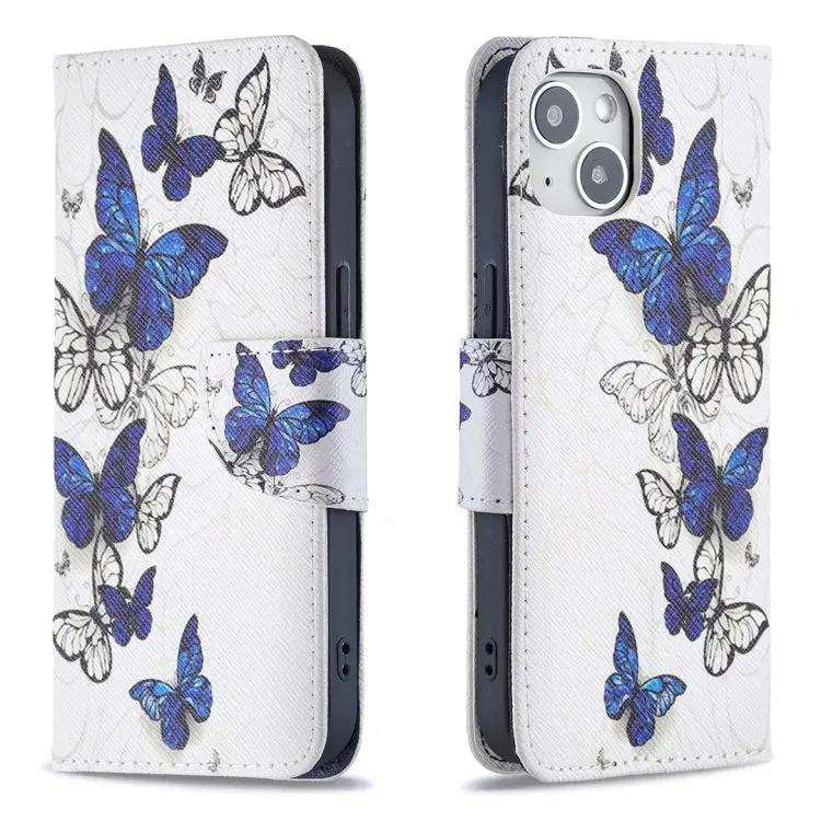 Colored Drawing Pattern Flip Leather Phone Case MyMobile
