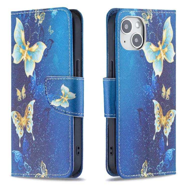 Colored Drawing Pattern Flip Leather Phone Case MyMobile
