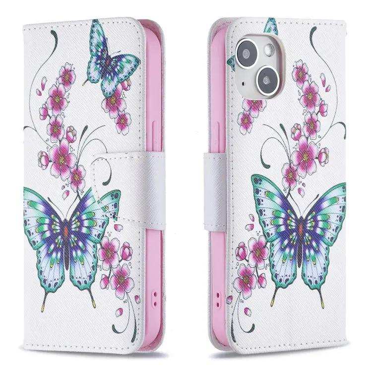 Colored Drawing Pattern Flip Leather Phone Case MyMobile