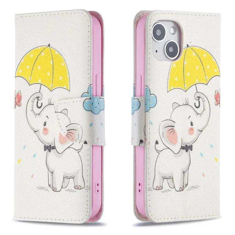 Colored Drawing Pattern Flip Leather Phone Case MyMobile