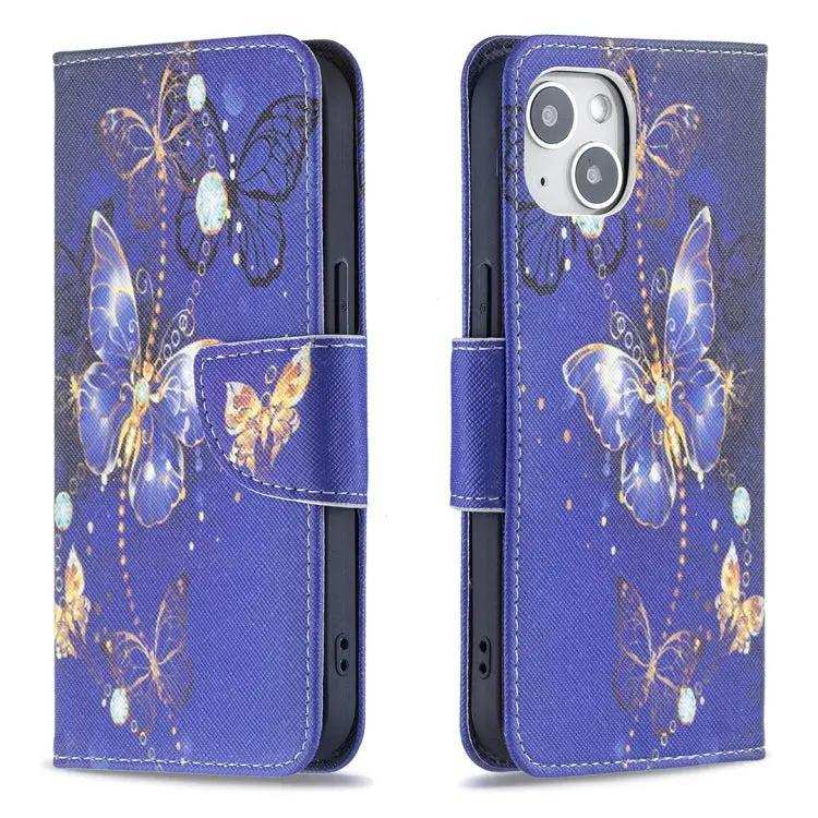 Colored Drawing Pattern Flip Leather Phone Case MyMobile
