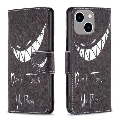 Colored Drawing Pattern Leather Phone Case MyMobile