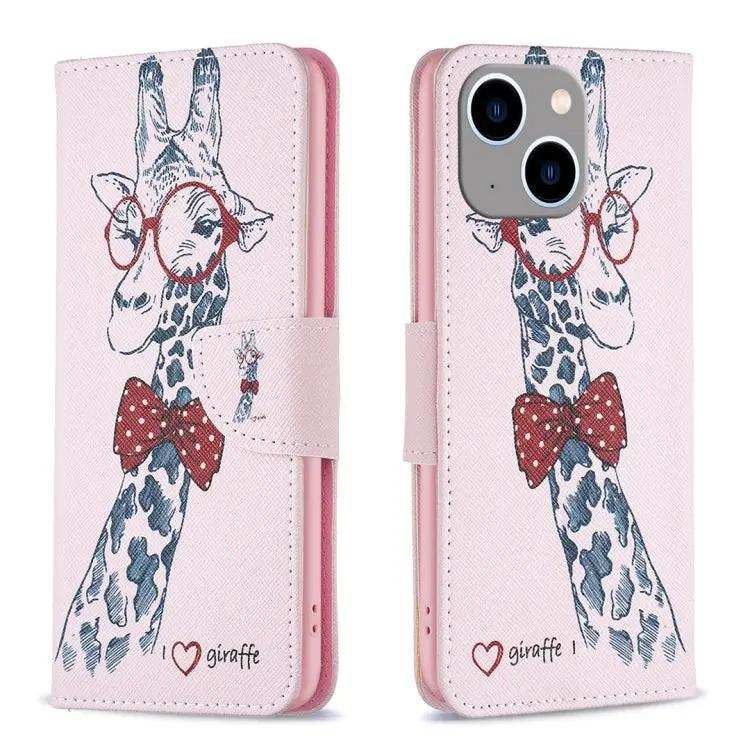 Colored Drawing Pattern Leather Phone Case MyMobile