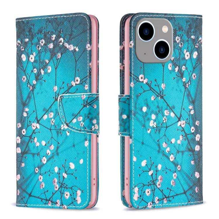 Colored Drawing Pattern Leather Phone Case MyMobile