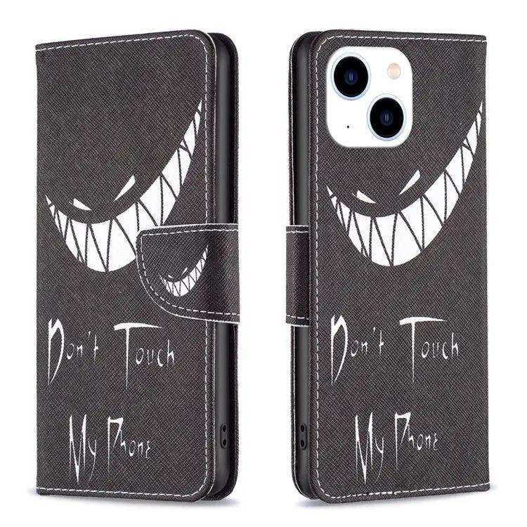 Colored Drawing Pattern Leather Phone Case MyMobile