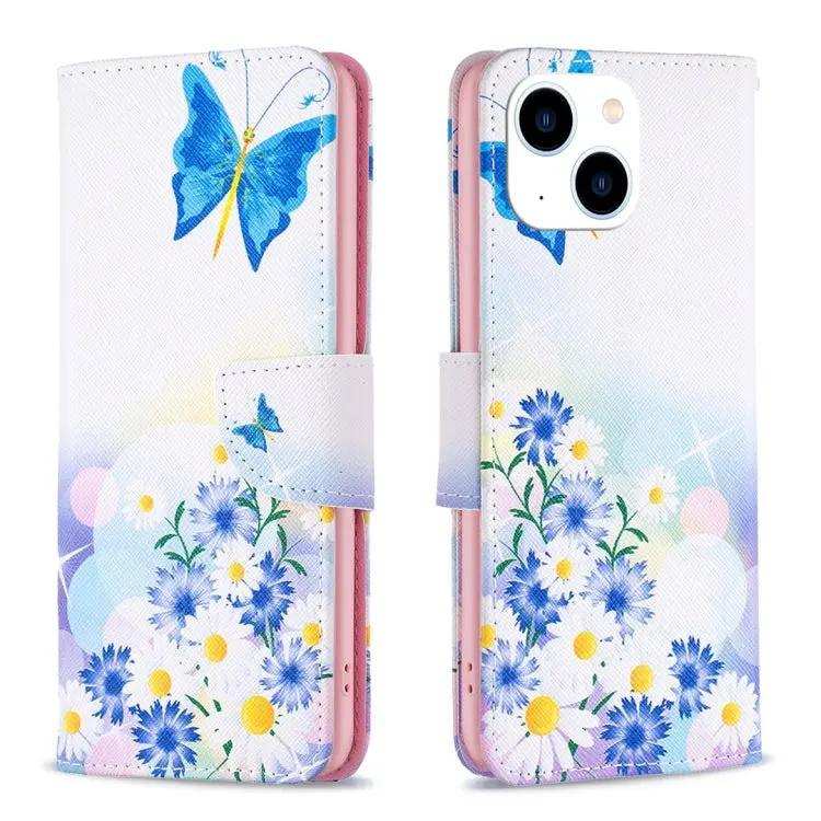 Colored Drawing Pattern Leather Phone Case MyMobile