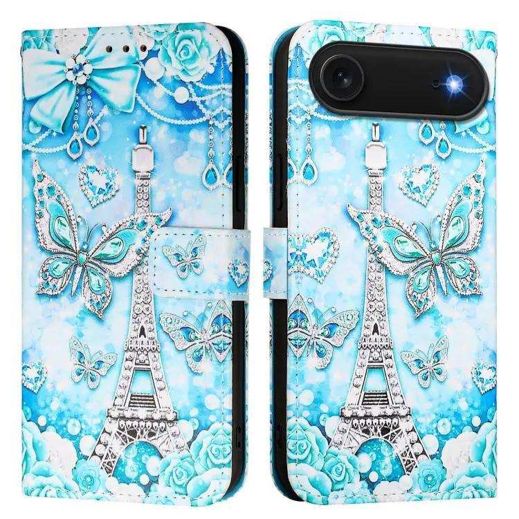 Colored Drawing Pattern Plain Weave Leather Phone Case MyMobile