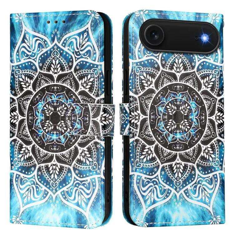 Colored Drawing Pattern Plain Weave Leather Phone Case MyMobile