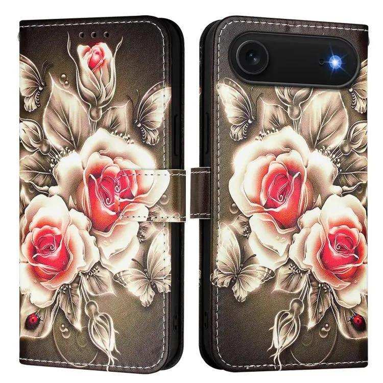 Colored Drawing Pattern Plain Weave Leather Phone Case MyMobile