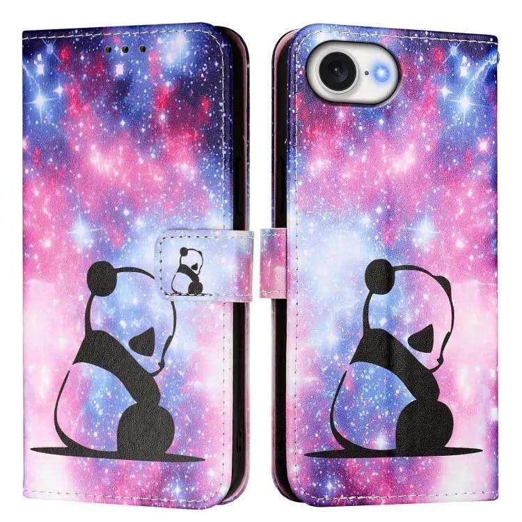 Colored Drawing Pattern Plain Weave Leather Phone Case MyMobile