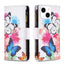 Colored Drawing Pattern Zipper Phone Leather Case MyMobile