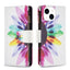 Colored Drawing Pattern Zipper Phone Leather Case MyMobile