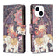 Colored Drawing Pattern Zipper Phone Leather Case MyMobile
