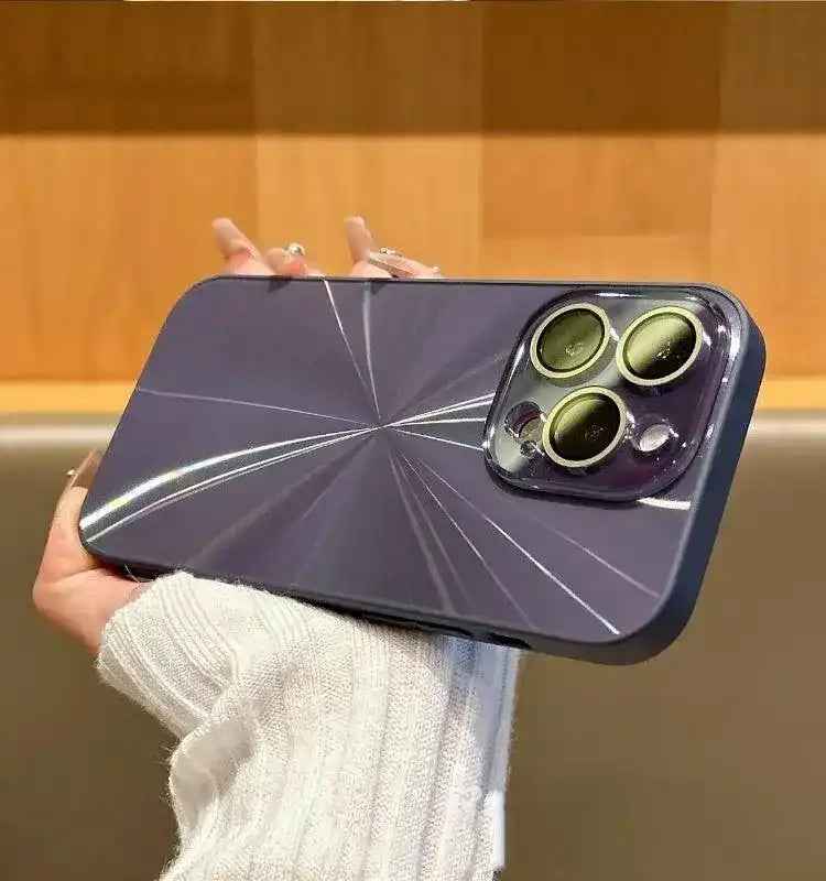 Colorful CD Pattern Suitable For 15 Phone Case With Lens Protector For iPhone 14, 15