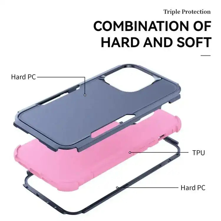 Commuter Shockproof TPU + PC Phone Case MyMobile