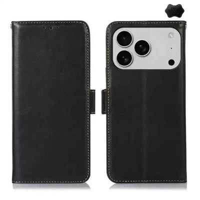 Crazy Horse Top Layer Cowhide Leather Phone Case