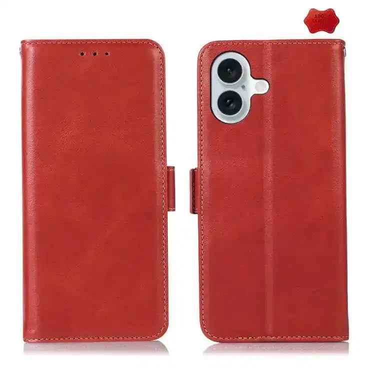 Crazy Horse Top Layer Cowhide Leather Phone Case