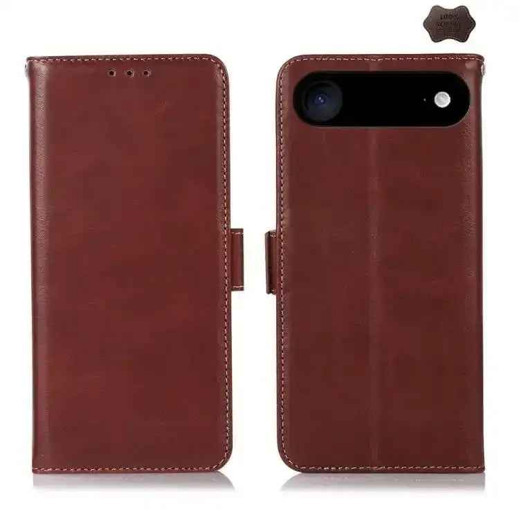 Crazy Horse Top Layer Cowhide Leather Phone Case