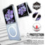 Crystal Clear Transparent Case Cover With Magnetic Ring for Samsung Galaxy Z Flip7-Transparent