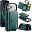 DG.MING M6 Series RFID Tri-fold Card Bag Removable Leather Phone Case DG.MING