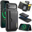DG.MING M6 Series RFID Tri-fold Card Bag Removable Leather Phone Case