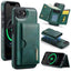 DG.MING M6 Series RFID Tri-fold Card Bag Removable Leather Phone Case DG.MING