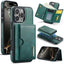 DG.MING M6 Series RFID Tri-fold Card Bag Removable Leather Phone Case DG.MING