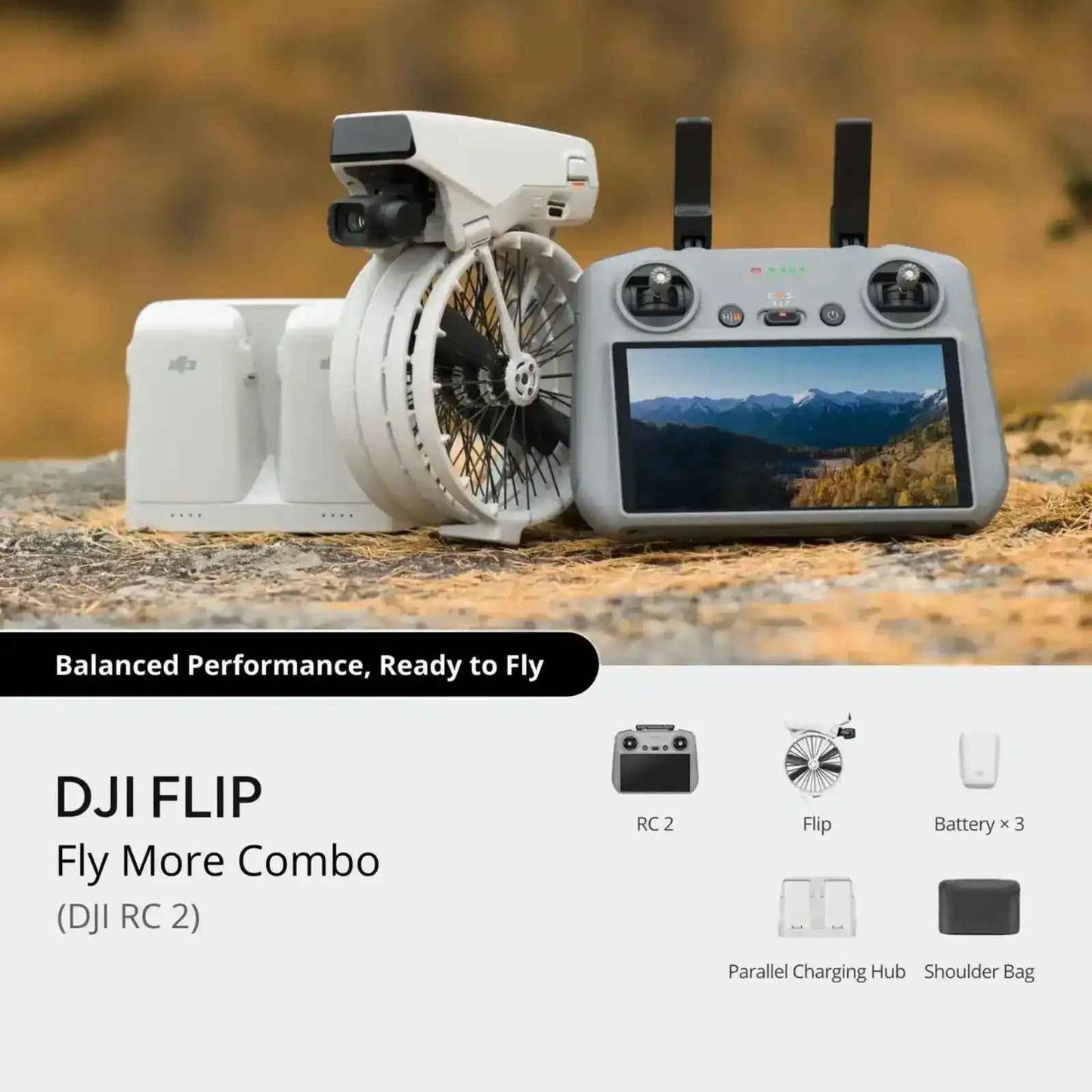 DJI Flip Fly More Combo (DJI RC2)
