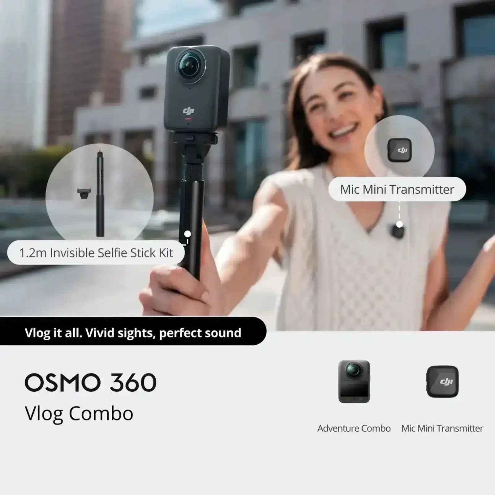 DJI Osmo 360 Vlog Combo