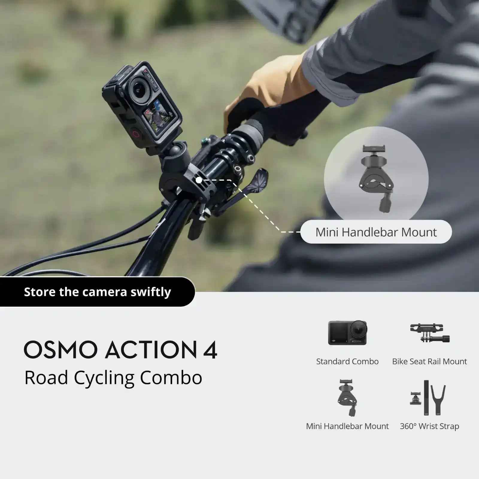 DJI Osmo Action 4 Road Cycling Combo