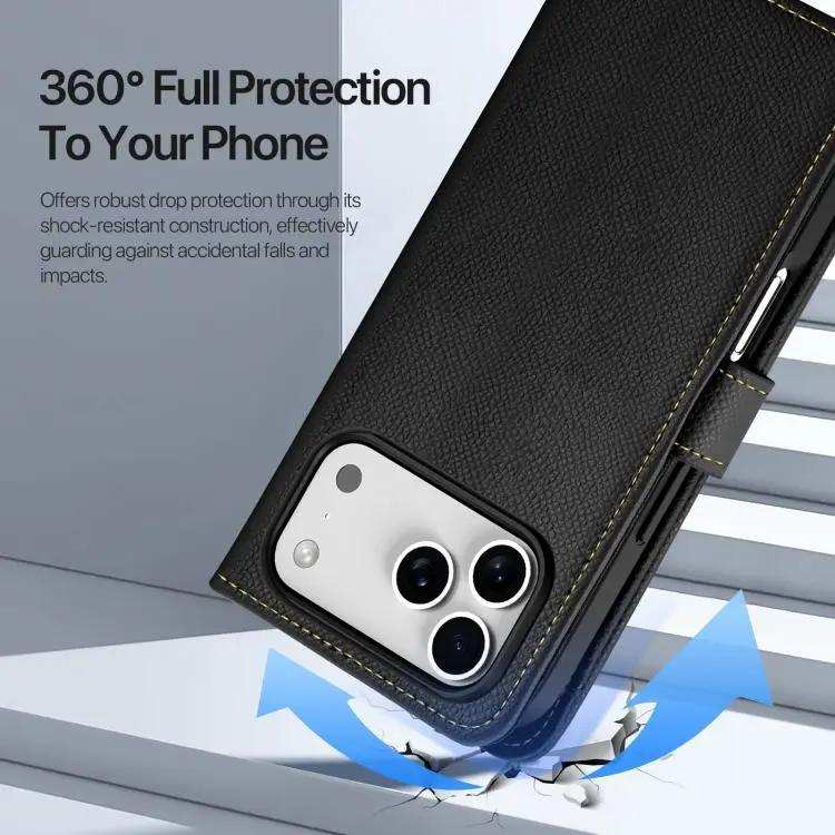 DUX DUCIS Lawa Series 2 in 1 Wallet Zipper Detachable MagSafe Phone Case with Lanyard DUX DUCIS