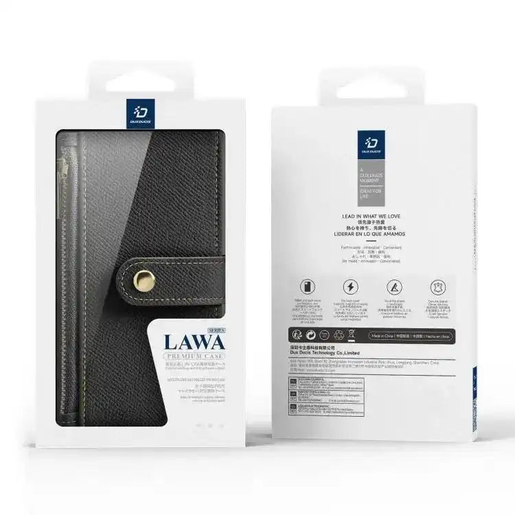 DUX DUCIS Lawa Series 2 in 1 Wallet Zipper Detachable MagSafe Phone Case with Lanyard DUX DUCIS