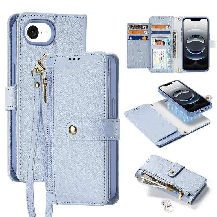 DUX DUCIS Lawa Series 2 in 1 Wallet Zipper Detachable MagSafe Phone Case with Lanyard DUX DUCIS
