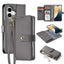 DUX DUCIS Lawa Series 2 in 1 Wallet Zipper Detachable MagSafe Phone Case with Lanyard DUX DUCIS
